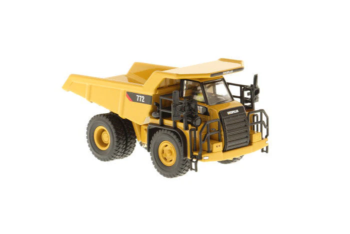 CAT Caterpillar 772 Off-Highway Dump Truck w/ Operator (High Line Series) 1:87 HO Scale Model - Diecast Masters 85261 - Image 2