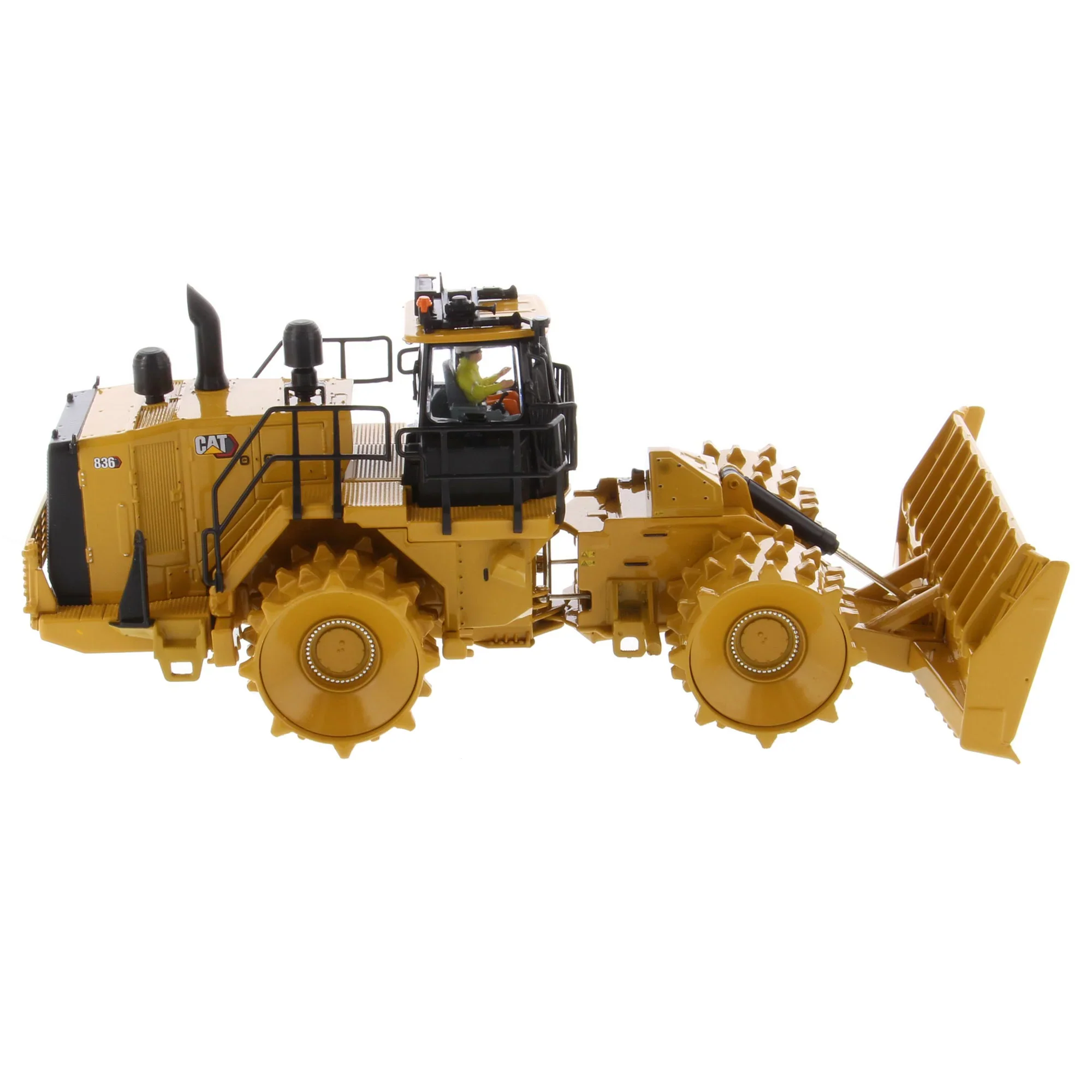 CAT Caterpillar 836 Landfill Compactor (High Line Series) Diecast 1:50 Scale Model - Diecast Masters 85763 - Image 2