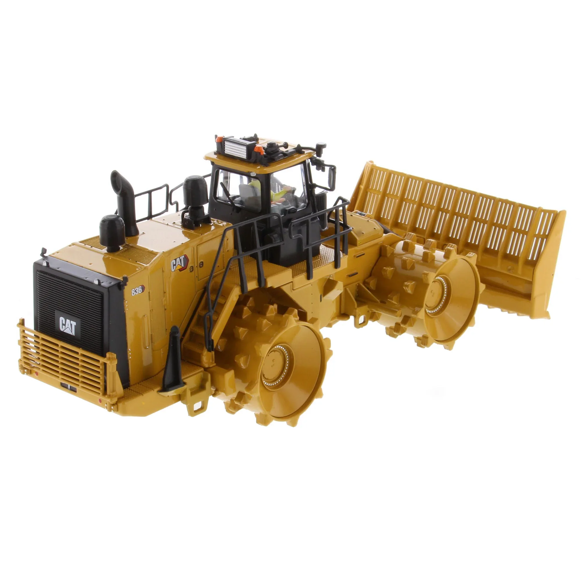 CAT Caterpillar 836 Landfill Compactor (High Line Series) Diecast 1:50 Scale Model - Diecast Masters 85763 - Image 4