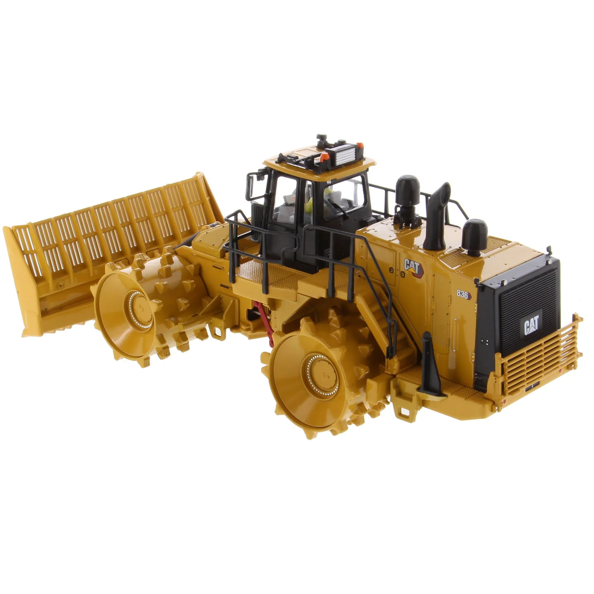 CAT Caterpillar 836 Landfill Compactor (High Line Series) Diecast 1:50 Scale Model - Diecast Masters 85763 - Image 5