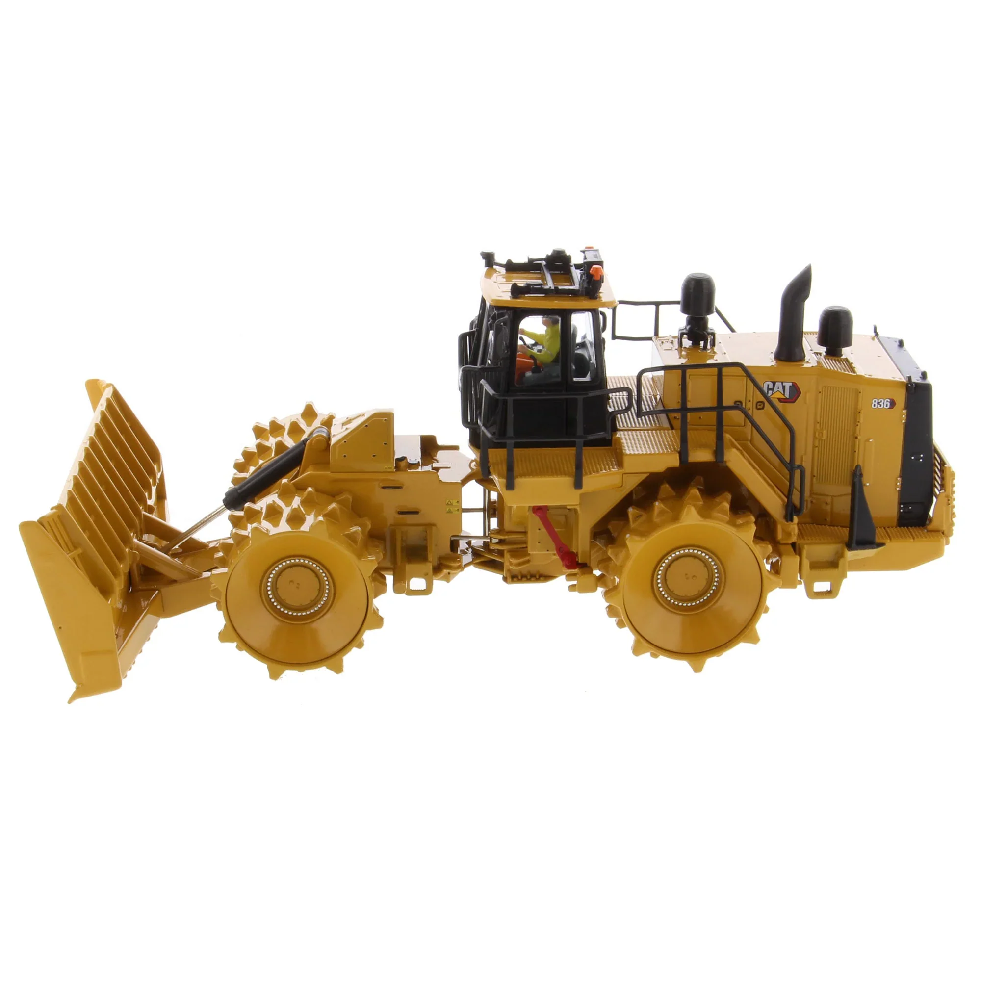 CAT Caterpillar 836 Landfill Compactor (High Line Series) Diecast 1:50 Scale Model - Diecast Masters 85763 - Image 7
