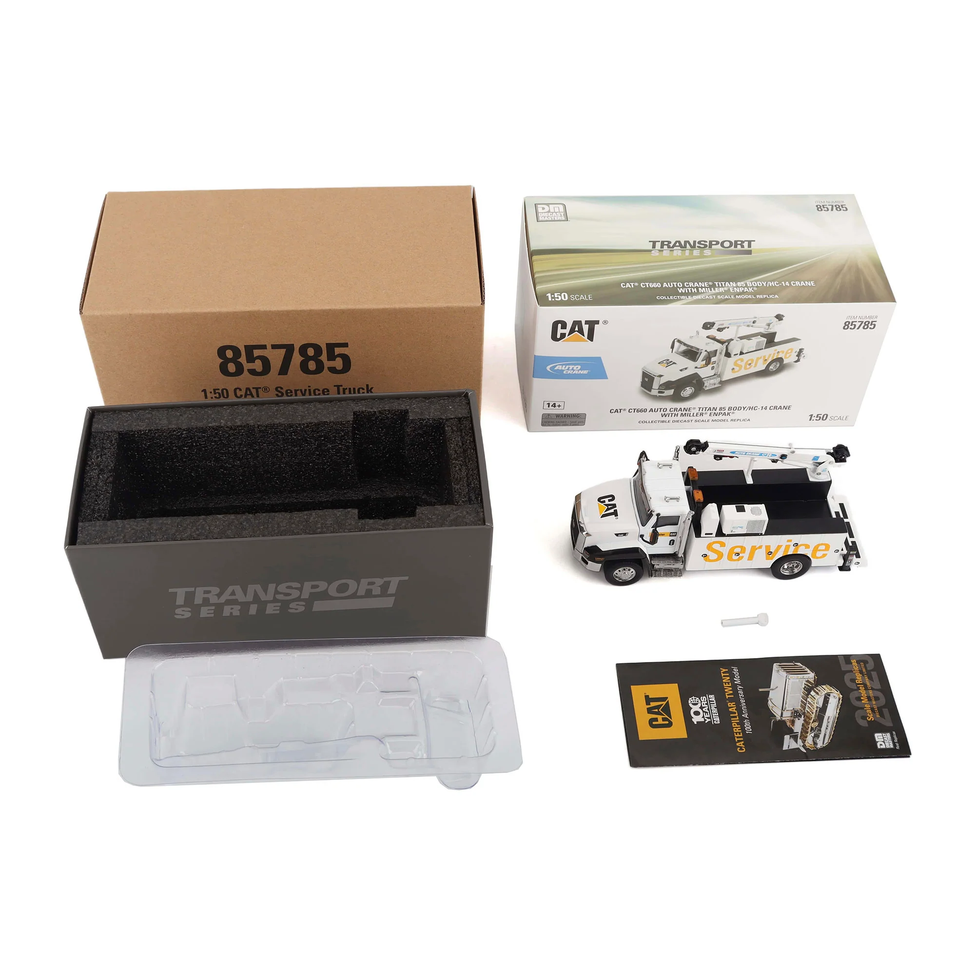 CAT Caterpillar CT660 Auto-Crane Titan 85 Body w/ Miller EnPak Diecast 1:50 Scale Model - Diecast Masters 85785 - Image 8
