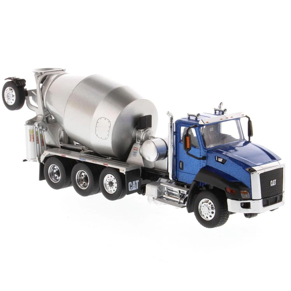CAT Caterpillar CT660 Day Cab Tractor w/ Metal McNeilus Concrete Mixer (Truck & Mural Series) 1:50 Scale Model - Diecast Masters 85664 - Image 3