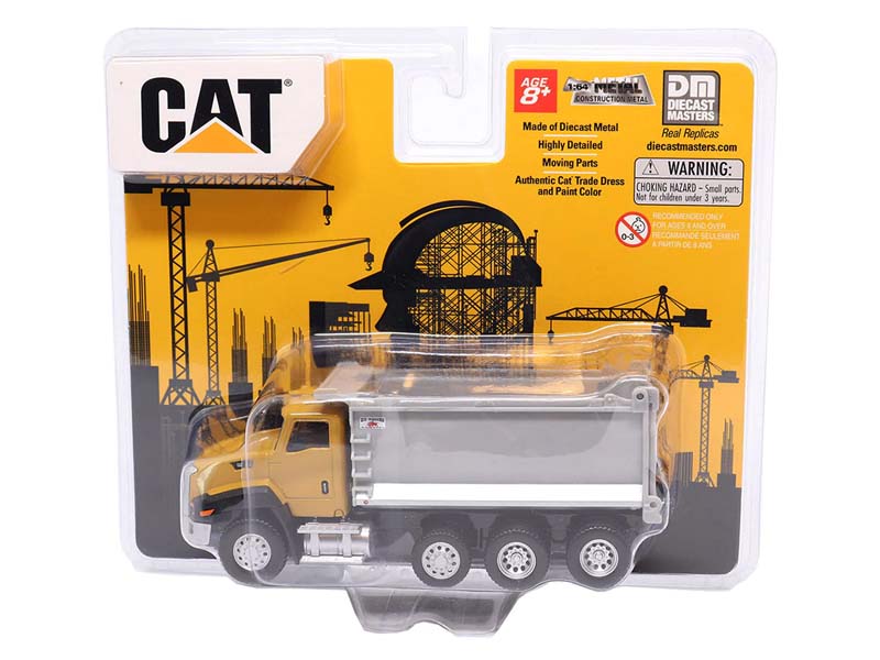 CAT Caterpillar CT660 Dump Truck w/ Ox Dump Body 1:64 Scale Model - Diecast Masters 84643CS - Image 2