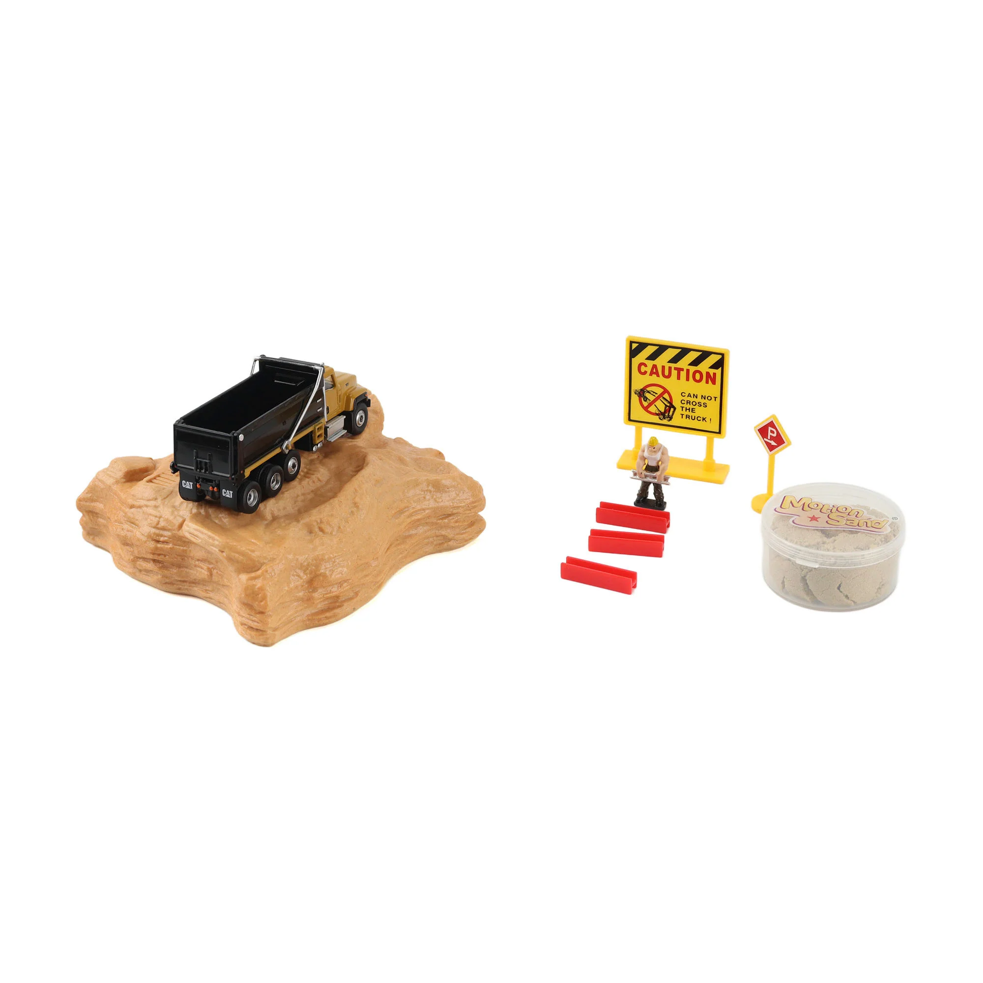 CAT Caterpillar CT681 Dump Truck Earth Mover Playset Diecast 1:87 Scale Model - Diecast Masters 84556 - Image 3