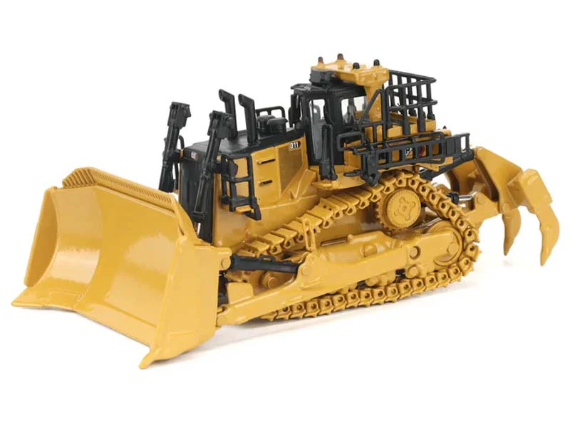 CAT Caterpillar D11 Dozer - TKN Design w/ Metal Tracks Diecast 1:87 Scale Model - Diecast Masters 85777