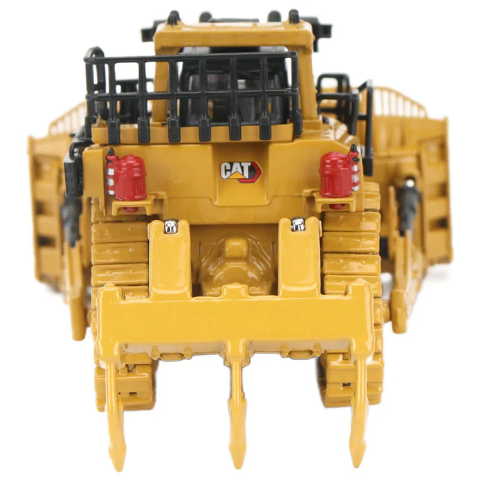 CAT Caterpillar D11 Dozer - TKN Design w/ Metal Tracks Diecast 1:87 Scale Model - Diecast Masters 85777 - Image 6