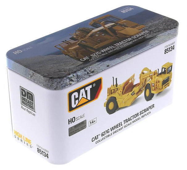 Caterpillar CAT 627G Wheel Tractor Scraper (High Line Series) 1:87 HO Scale Model - Diecast Master 85134 - Image 9