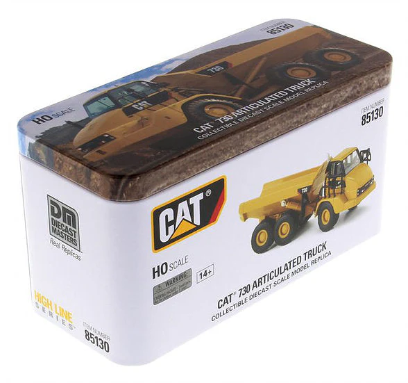 CAT Caterpillar 730 Articulated Truck (High Line Series) 1:87 HO Scale Model - Diecast Master 85130 - Image 9