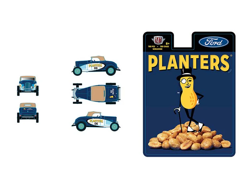 1932 Ford Roadster - Planters Peanut Diecast 1:64 Scale Model - M2 Machines 31500-HS43 - Image 3