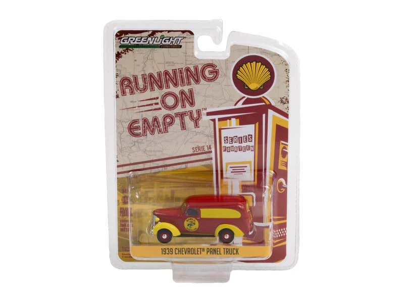 CHASE 1939 Chevrolet Panel Truck - Shell Gasoline (Running on Empty Series 14) Diecast 1:64 Scale Model - Greenlight 41140A - Image 3