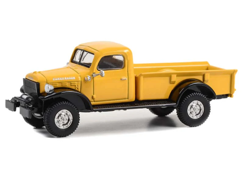 CHASE 1946 Dodge Power Wagon - Construction Yellow (All-Terrain) Series 15 Diecast 1:64 Scale Model - Greenlight 35270A - Image 2
