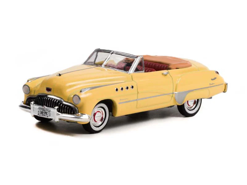 CHASE 1949 Buick Roadmaster Convertible - Charlie Babbitt Rain Man (Hollywood Series 36) Diecast 1:64 Scale Model - Greenlight 44960C - Image 2