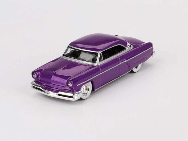 CHASE 1954 Lincoln Capri Hot Rod – Purple Metallic (Mini GT) Diecast 1:64 Scale Model - TSM MGT00757 - Image 2