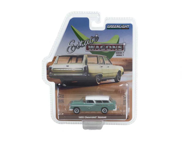 1955 Chevrolet Nomad - Holley Speed Shop (Estate Wagons Series 7) Diecast 1:64 Scale Model - Greenlight 36040A - Image 2