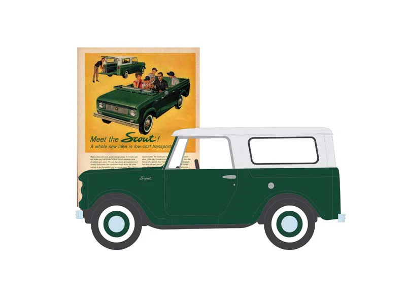 CHASE 1961 Harvester Scout - Meet the Scout! (Vintage Ad Cars Series 11) Diecast 1:64 Scale Model - Greenlight 39150B - Image 8