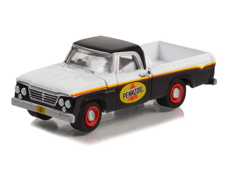CHASE 1964 Dodge D-100 w/ Toolbox - Pennzoil (Blue Collar Collection) Series 11 Diecast 1:64 Scale Model - Greenlight 35240A - Image 2