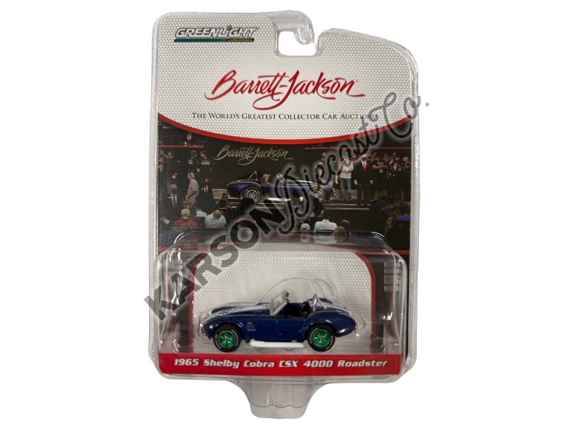 CHASE 1965 Shelby Cobra CSX 4000 Roadster #31 (Barrett-Jackson Series 9) Diecast 1:64 Scale Model - Greenlight 37250B