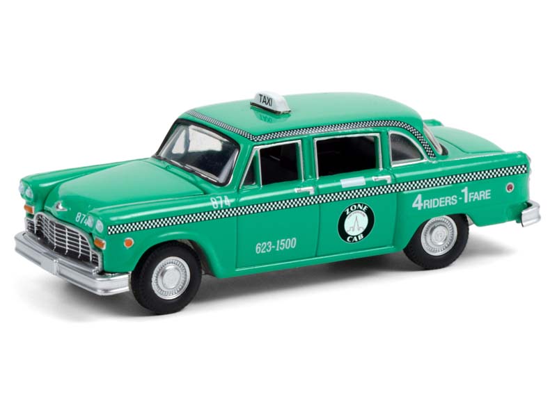 CHASE 1969 Checker Motors Marathon A11 - Cleveland Ohio Zone Cab Co. Diecast 1:64 Model - Greenlight 30232 - Image 2