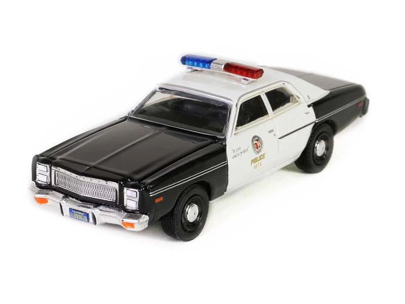 CHASE 1977 Plymouth Fury Metropolitan Police - The Terminator (Hollywood Series 41) Diecast 1:64 Scale Model - Greenlight 62020A - Image 2