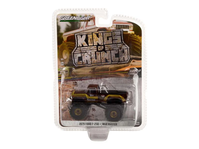 CHASE 1979 Ford F-250 Monster Truck - War Master (Kings of Crunch Series 10) Diecast 1:64 Scale Model - Greenlight 49100B - Image 3