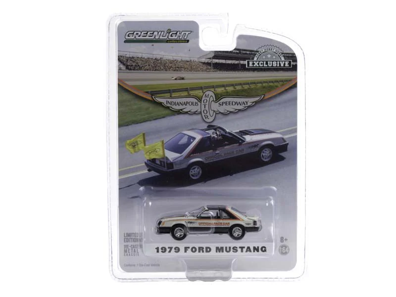 CHASE 1979 Ford Mustang 63rd Annual Indianapolis 500 Mile Race Official Pace Car Diecast 1:64 Scale Model - Greenlight 30166 - Image 3