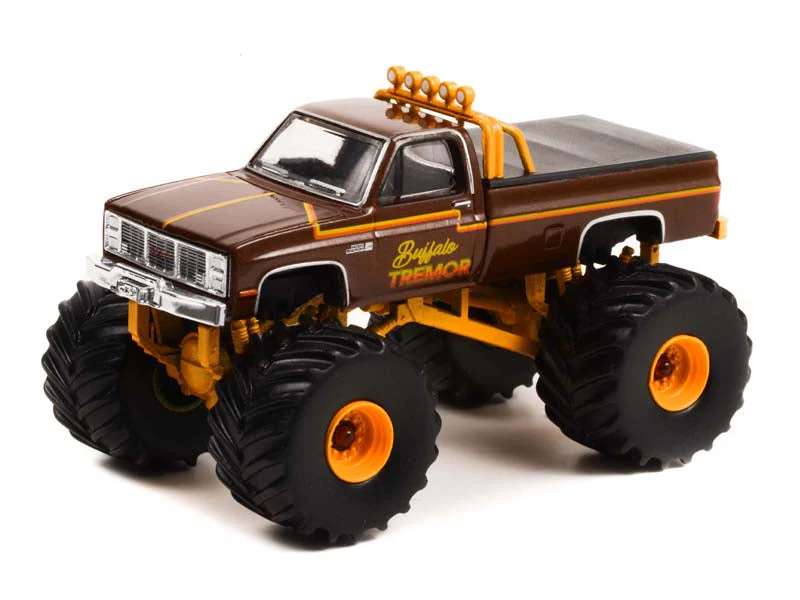 CHASE 1985 GMC High Sierra 2500 - Buffalo Tremor (Kings of Crunch Series 11) Diecast 1:64 Scale Model  - Greenlight 49110D - Image 2