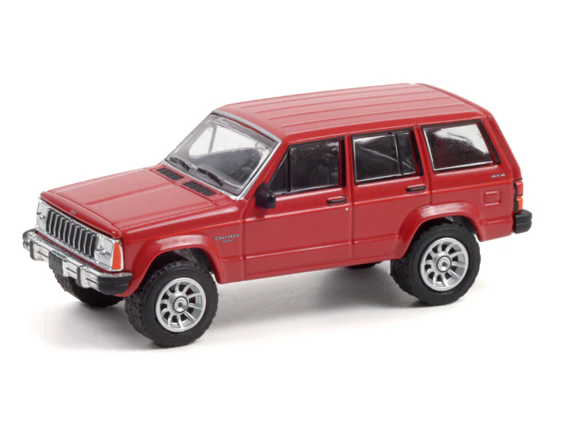 CHASE 1985 Jeep Cherokee Pioneer (All Trerrain Series 12) Diecast 1:64 Scale Model - Greenlight 35210A - Image 2