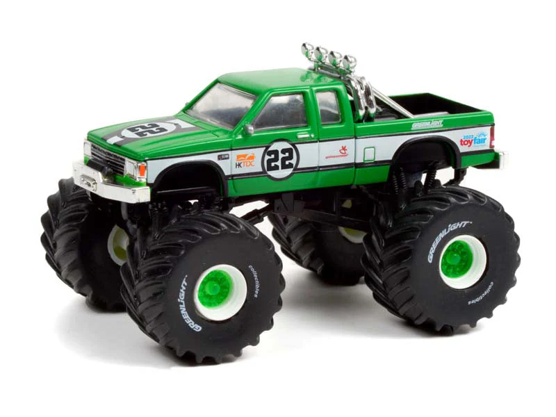 CHASE 1986 Chevrolet S-10 Extended Cab Monster Truck #22 - 2022 GreenLight Trade Show Exclusive Diecast 1:64 Scale Model - Greenlight 30229 - Image 2
