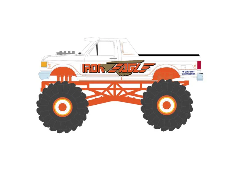 1990 Ford F-350 -  Iron Eagle (Kings of Crunch Series 15) Diecast 1:64 Scale Models - Greenlight 49150E - Image 2