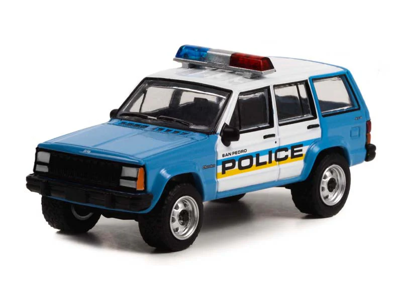 CHASE 1995 Jeep Cherokee - San Pedro Police Gone in Sixty Seconds (Hollywood Series 36) Diecast 1:64 Scale Model - Greenlight 44960E - Image 2