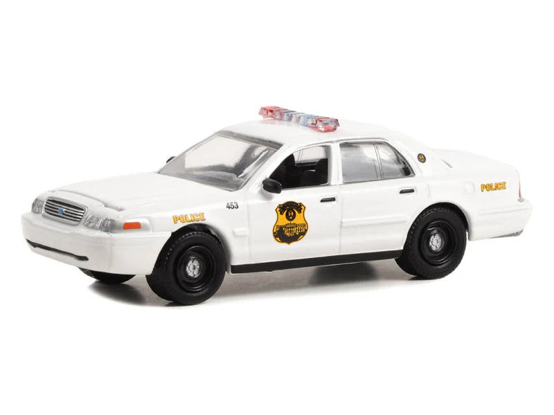 CHASE 1998 Ford Crown Victoria Interceptor (Hot Pursuit) United States Secret Service Police Diecast Scale 1:64 Model - Greenlight 43015B - Image 2