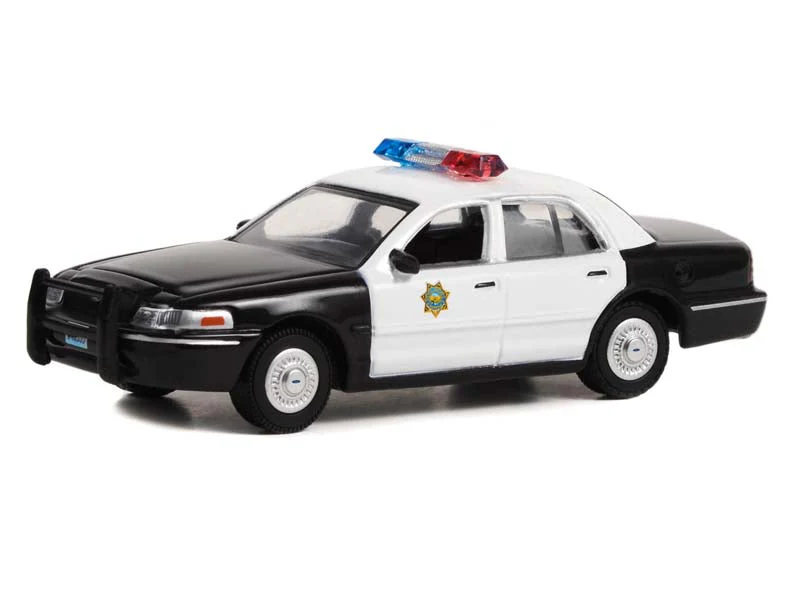 CHASE 1998 Ford Crown Victoria Police Interceptor - Reno Sheriff's Department (Hollywood Series 38) Diecast 1:64 Scale Model - Greenlight 44980B - Image 2