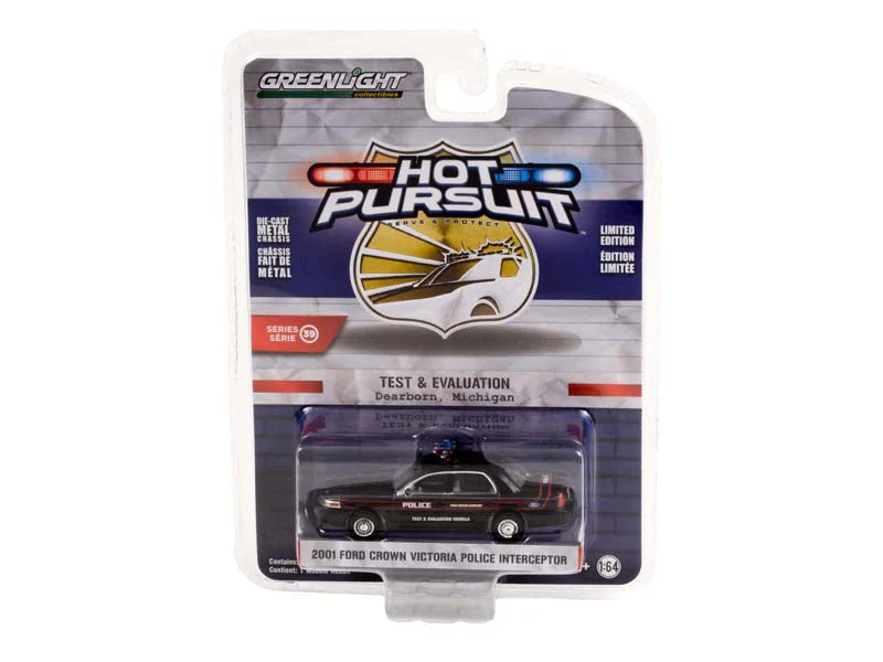 CHASE 2001 Ford Crown Victoria Police Interceptor - Police Prep Package (Hot Pursuit) Series 39 Diecast 1:64 Scale Model - Greenlight 42970D - Image 3