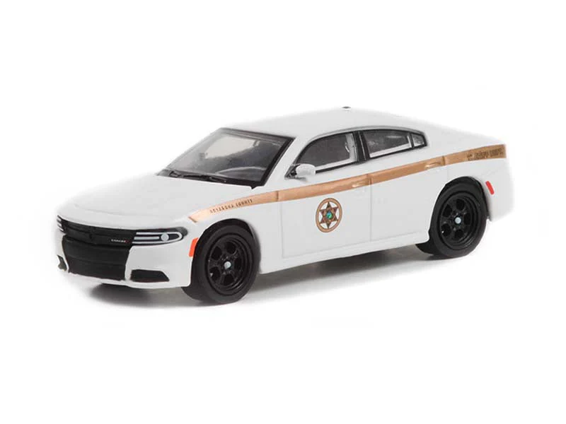 CHASE 2015 Dodge Charger Pursuit - Absaroka County Sheriff's Department Diecast 1:64 Scale Model - Greenlight 30335 - Image 2