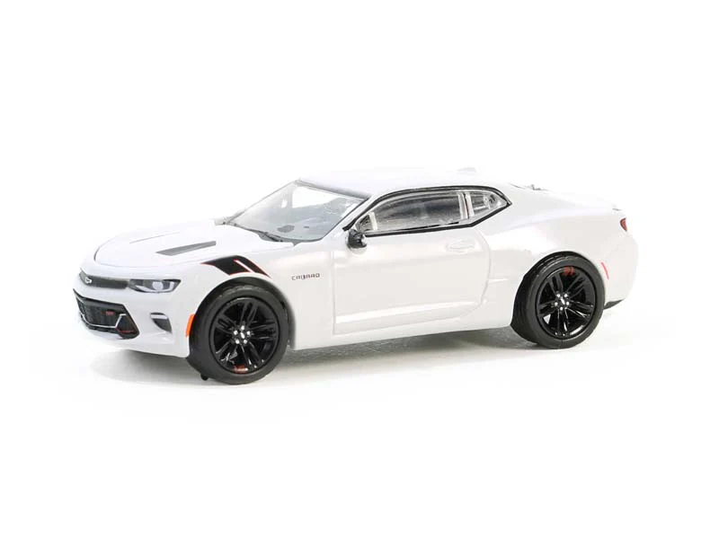 CHASE 2018 Chevrolet Camaro SS Redline Edition – Silver Ice Metallic (GreenLight Muscle Series 28) Diecast 1:64 Scale Model - Greenlight 13350E - Image 2