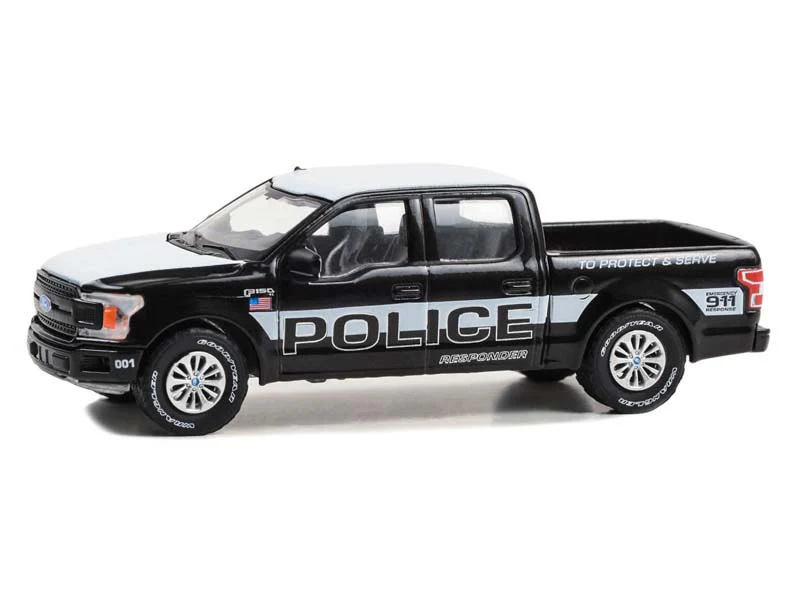 CHASE 2018 Ford F-150 Police Responder - To Protect & Serve Diecast 1:64 Scale Model - Greenlight 30450 - Image 2