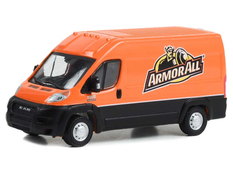 CHASE 2020 Ram ProMaster 2500 Cargo High Roof - Armor All (Route Runners Series 5) Diecast 1:64 Scale Model - Greenlight 53050E - Image 2