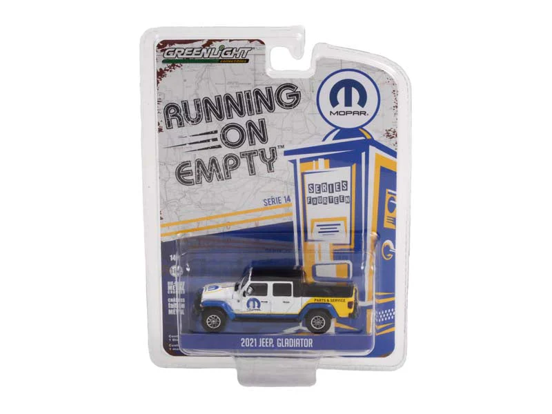 CHASE 2021 Jeep Gladiator - MOPAR Parts & Service (Running on Empty Series 14) Diecast 1:64 Scale Model - Greenlight 41140F - Image 3