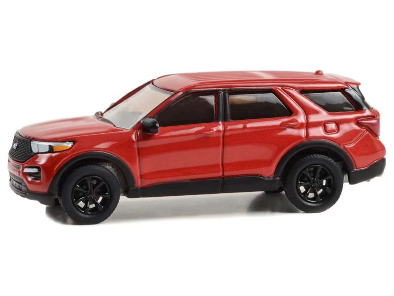 CHASE 2023 Ford Explorer ST - Rapid Red Metallic (Showroom Floor Series 4) Diecast 1:64 Scale Model - Greenlight 68040C - Image 2