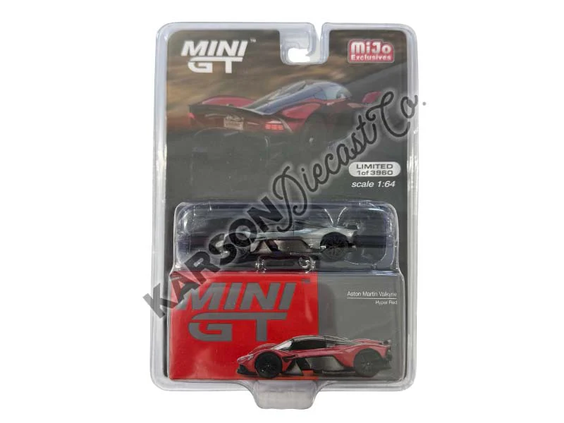 CHASE Aston Martin Valkyrie – Hyper Red (Mini GT) Diecast 1:64 Scale Model - TSM MGT00766