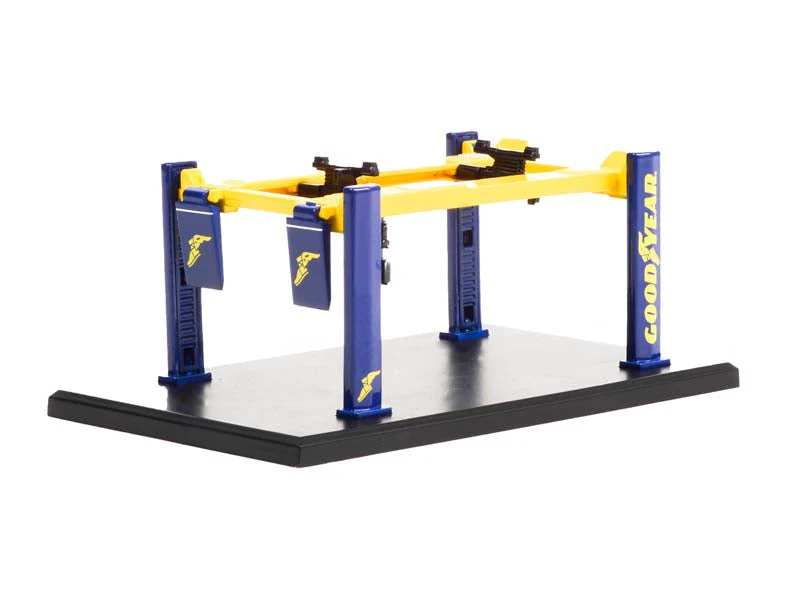 CHASE Auto Body Shop (Four-Post Lifts) Series 3 - Goodyear Tires - 1:64 Scale Model Accessories - Greenlight 16130A - Image 2