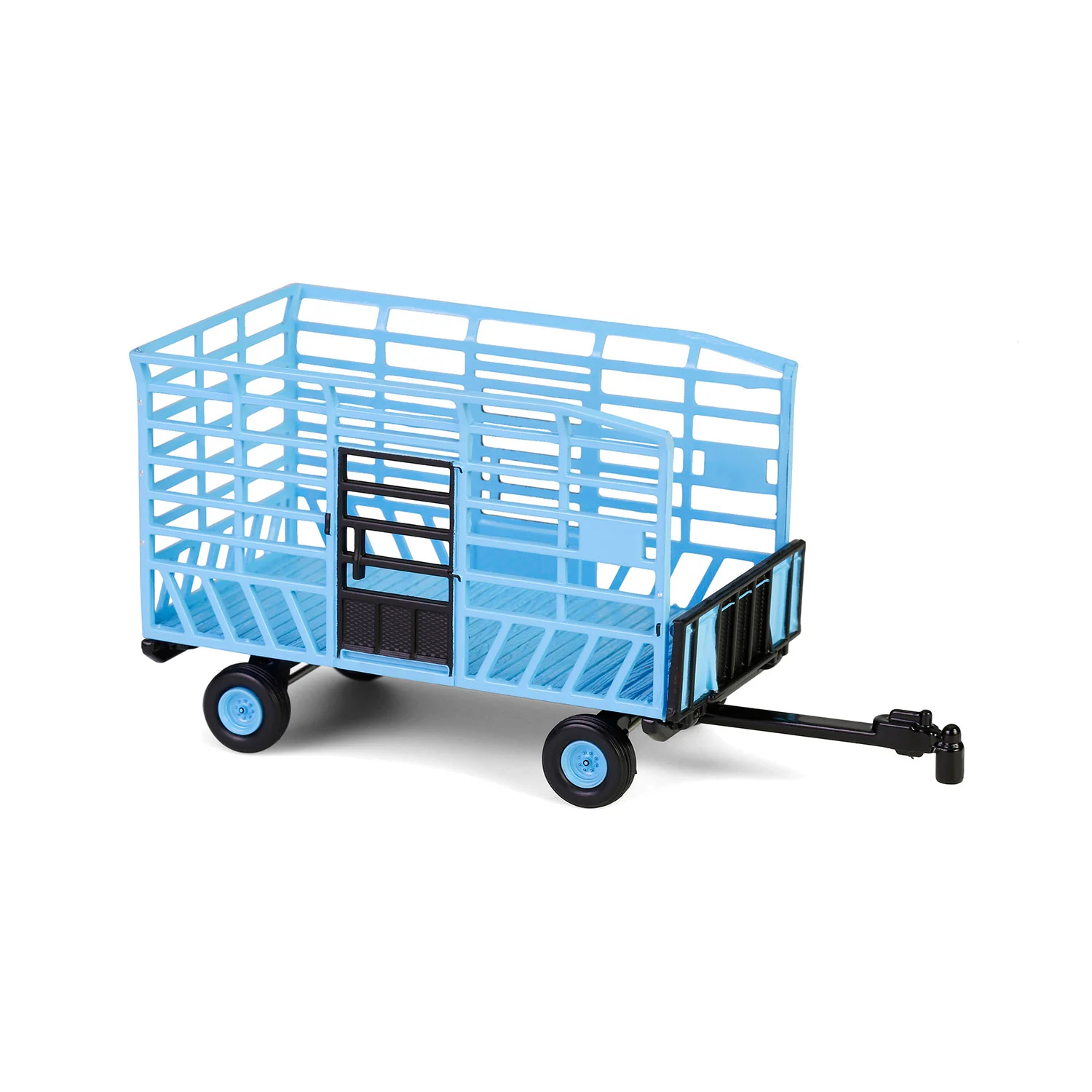 CHASE Bale Throw Wagon - Light Blue (Down on the Farm Series 10) Diecast 1:64 Scale Model - Greenlight 48100F - Image 3