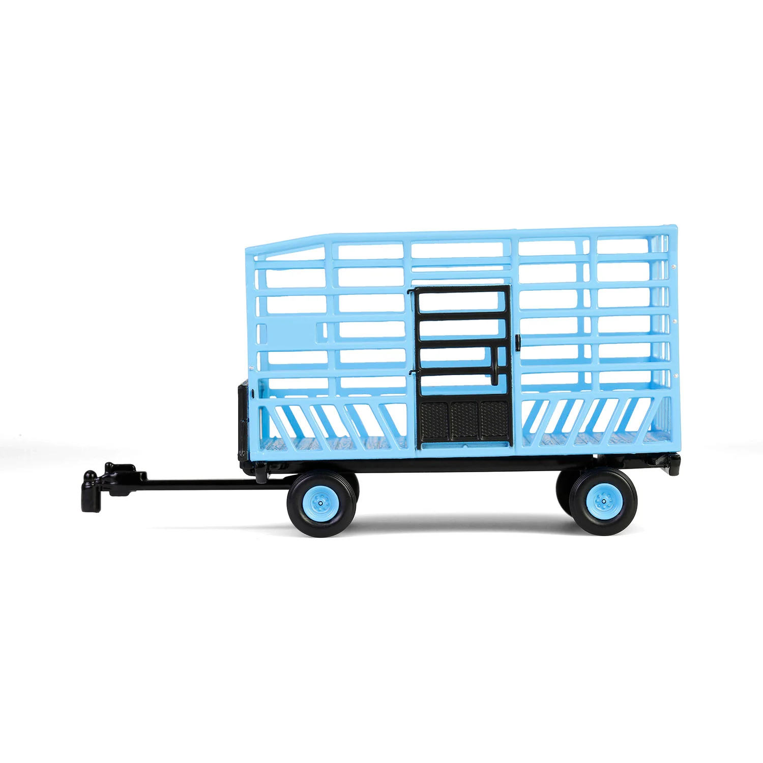 CHASE Bale Throw Wagon - Light Blue (Down on the Farm Series 10) Diecast 1:64 Scale Model - Greenlight 48100F - Image 4