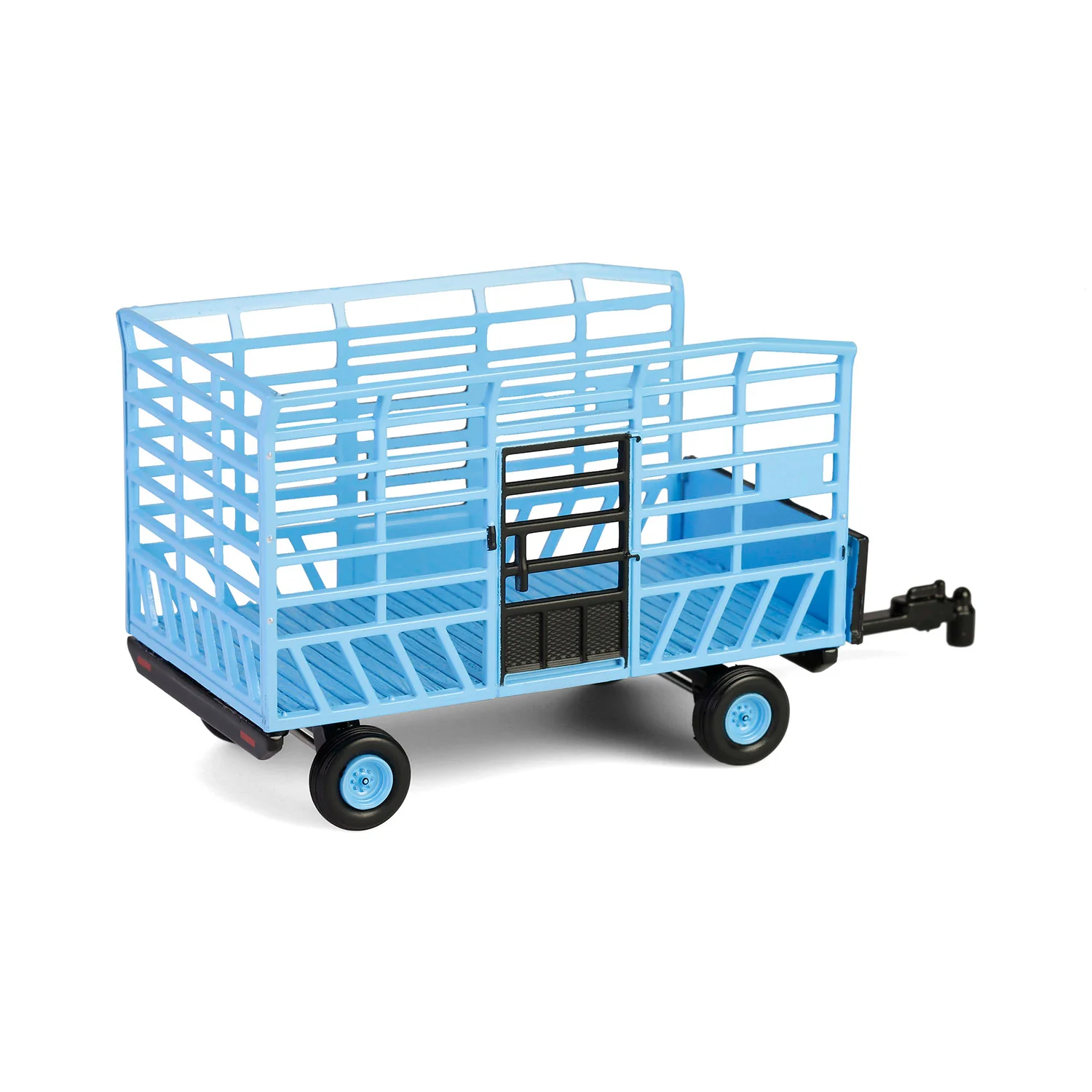 CHASE Bale Throw Wagon - Light Blue (Down on the Farm Series 10) Diecast 1:64 Scale Model - Greenlight 48100F - Image 5