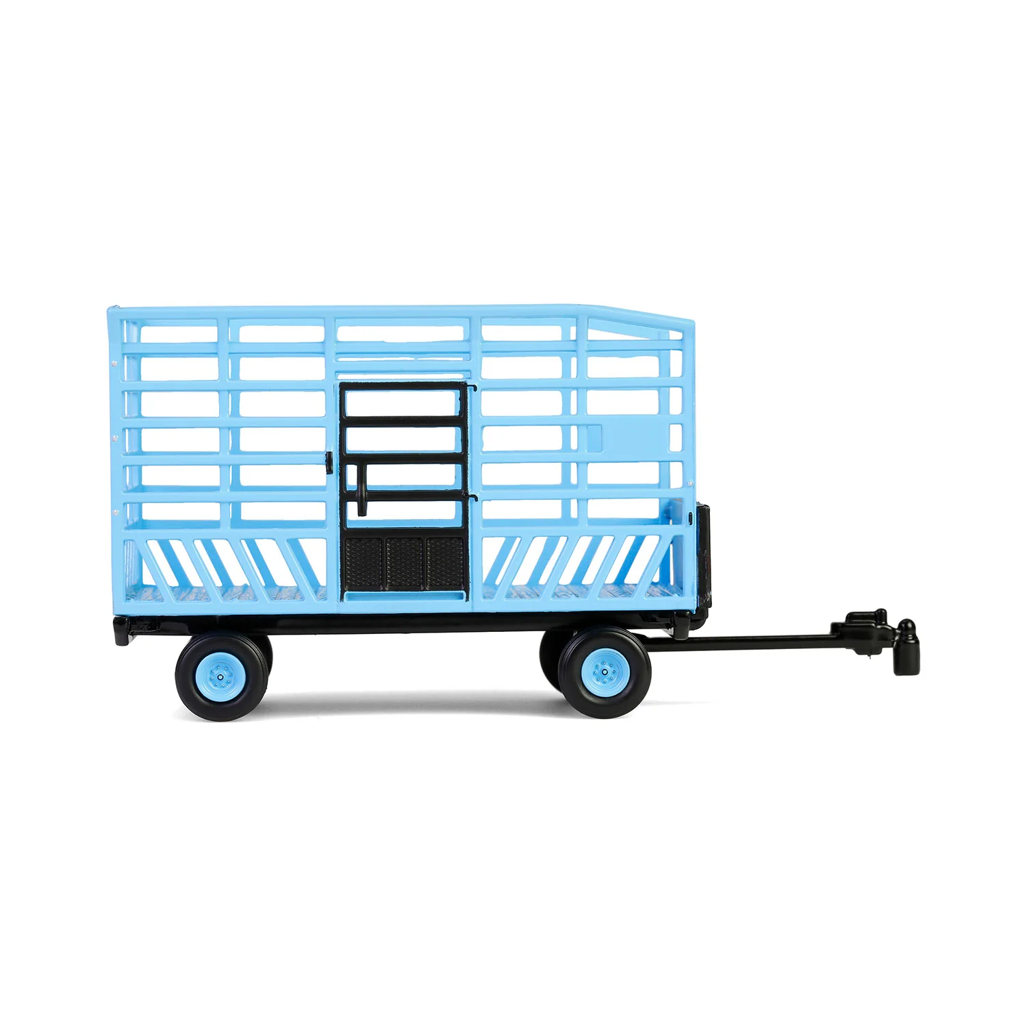 CHASE Bale Throw Wagon - Light Blue (Down on the Farm Series 10) Diecast 1:64 Scale Model - Greenlight 48100F - Image 6