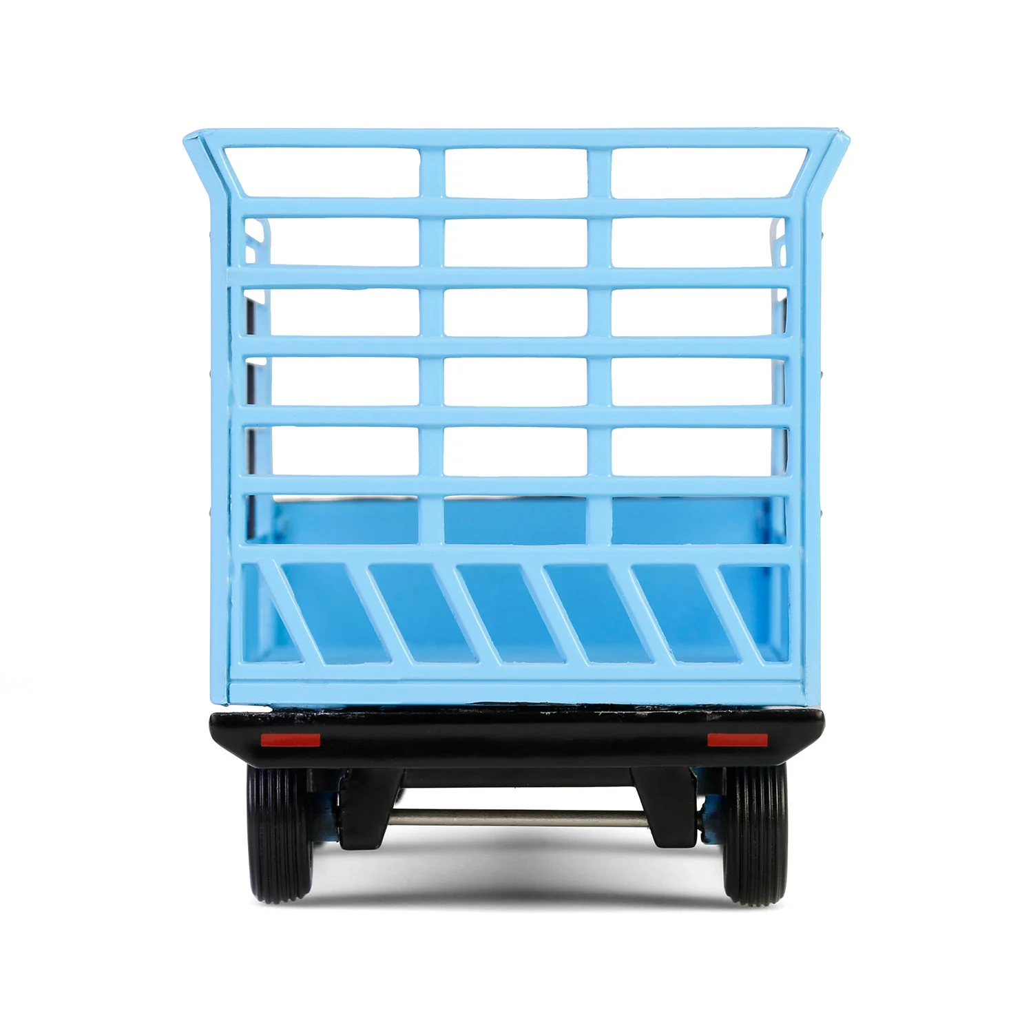 CHASE Bale Throw Wagon - Light Blue (Down on the Farm Series 10) Diecast 1:64 Scale Model - Greenlight 48100F - Image 7