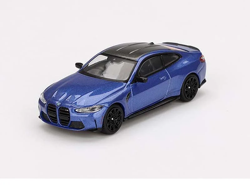 CHASE BMW M4 Competition (G82) – Portimao Blue (Mini GT) Diecast 1:64 Scale Model - TSM MGT00845 - Image 2