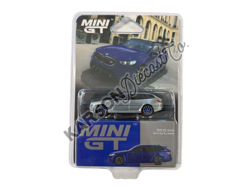 CHASE BMW M5 Touring (G99) – Marina Bay Blue Metallic (Mini GT) Diecast 1:64 Scale Model - TSM MGT01080
