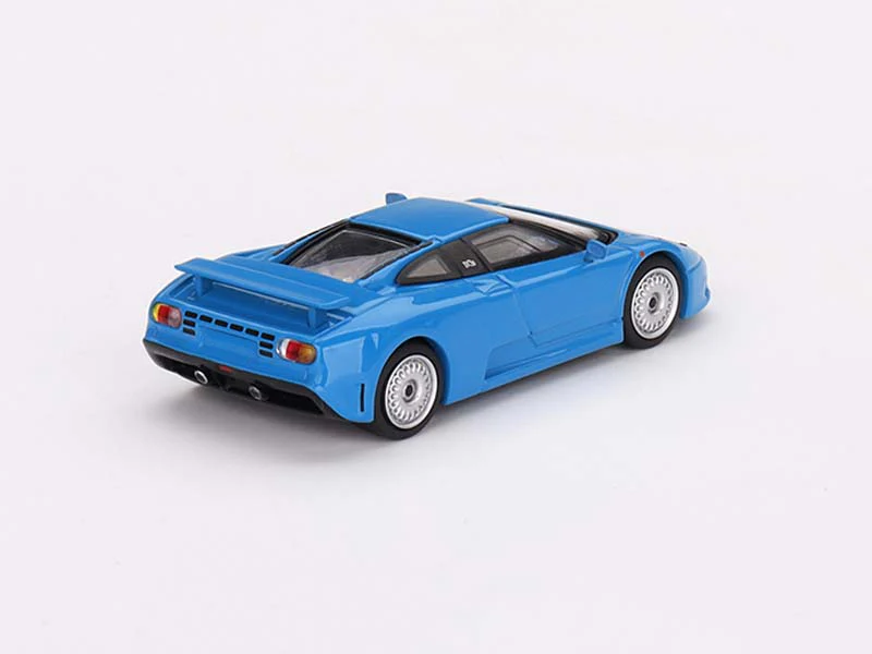 CHASE Bugatti EB110 GT Blue Bugatti (Mini GT) Diecast 1:64 Scale Model - TSM MGT00644 - Image 3